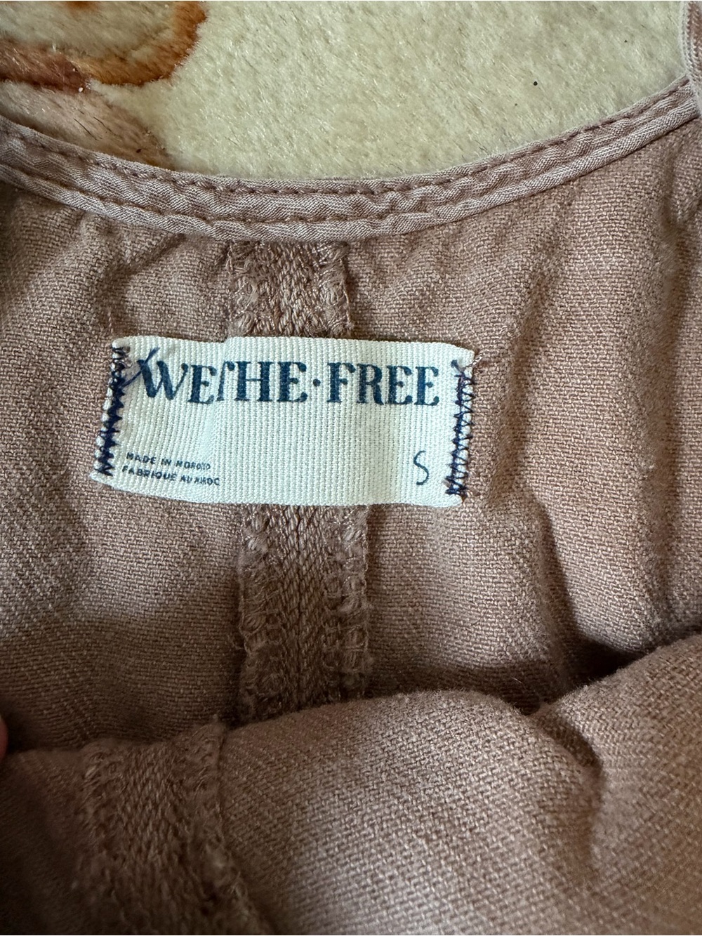 Free People High Roller Jumpsuit Brown Size Small NWOT Corduroy Overalls - Picture 6 of 6